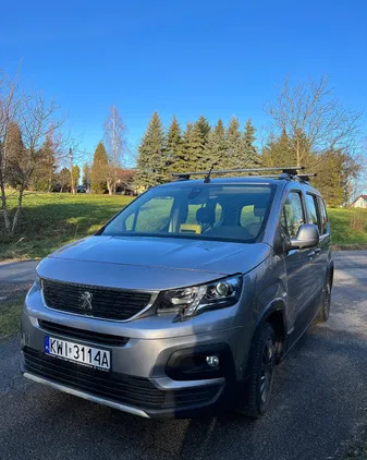 wieliczka Peugeot Rifter cena 78000 przebieg: 93000, rok produkcji 2019 z Wieliczka